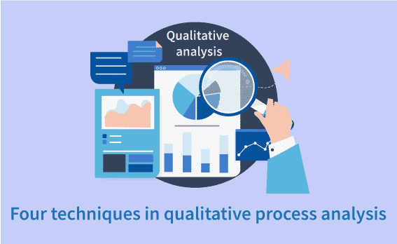 Four techniques in qualitative process analysis